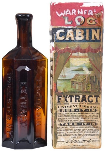 Warners - Warner's Log Cabin Extract Rochester N.Y.