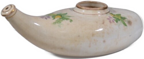 Baby Feeder - English Ceramic with floral decoration