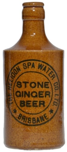 Ginger Beer - The Helidon Spa Water Co. Ltd. Brisbane