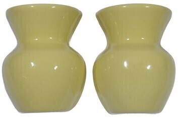 Wall Vase x2 - Fowler ware - Bulbous Vase