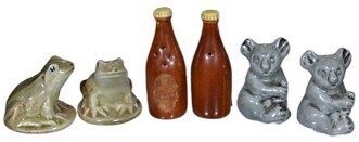 Darbyshire x3 - Salt 'n' Pepper - Frogs, Bottles, Koalas