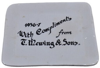 With compliments - Stones Butter Dish - T. Mewing and Sons Brisbane