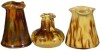 Ipswich Potteries x3 - Pinched Rim Vases