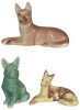 Group Lot - Aussie Pottery Dogs x3, Koala & more