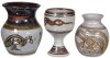 Barambah x3 - Carafe, Low Vases x2