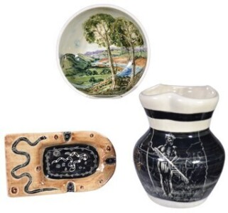 Australiana themed Pieces - Essex ware x3