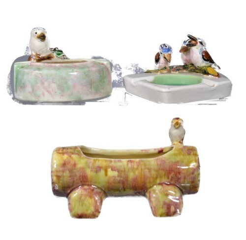 Bird Ashtrays x3 - Delamere and others