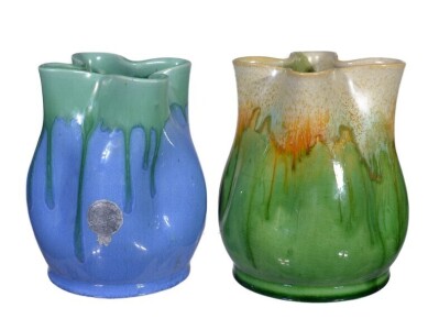 Remued - Pinched Lip Vases x2