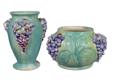 Nell Stanley - Grape Vases x2