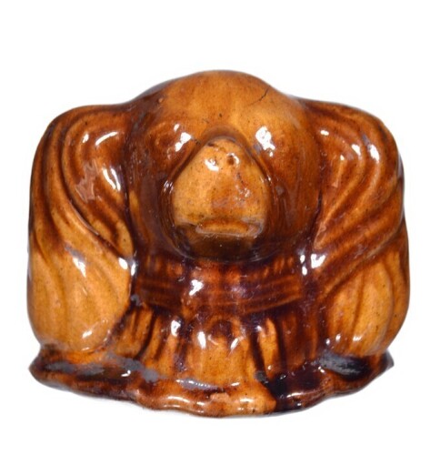 Workman's Pottery - Dog's Head Money Box