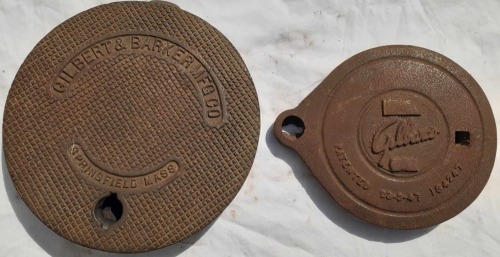 Fuel Tank Covers x2 - Gilbert & Barker MFG CO