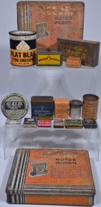 Box Lot - Garage tins