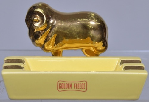 Advertising Ashtray - Golden Fleece