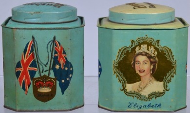 Tins x2 - Bushells Royal Visit