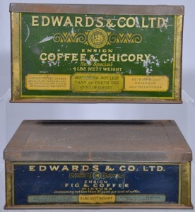 Tins x2 - Edwards & Co. Brisbane & Melbourne