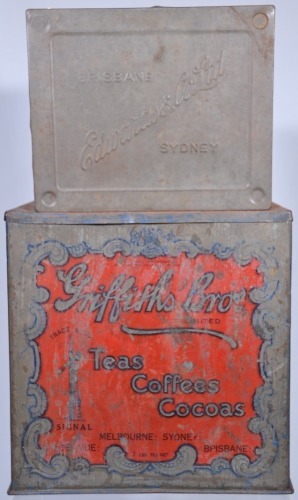 Tins x2 - Griffiths and Edwards & Co., Australia