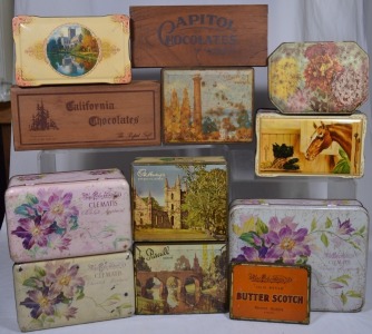 Box Lot - Aussie Confectionary Tins