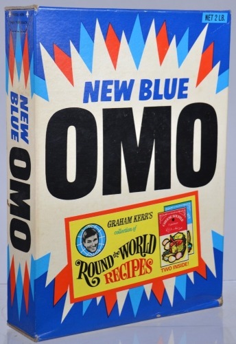 Omo Blue Packaging - New Blue 'OMO' 2LB (unopened 1970's)